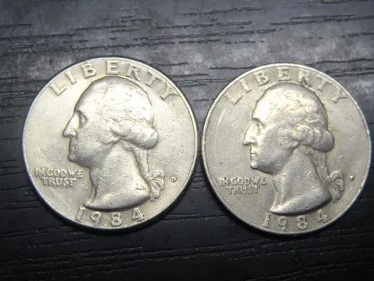 1/4 долара 1984 США (два різновиди) Ціна