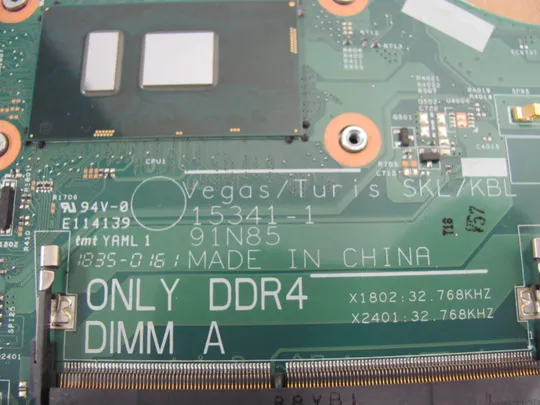 номер0330-11 материнська плата SR342 VEGAS TURIS SKL/KLB 15341-1  i5-7200U для  Dell VOSTRO 15 3000 3561 3562 3565 3567 3568 Mainboard Материнка Основна плата Системна плата Плата системи Laptop motherboard мамка ноутбучна плата Недорого