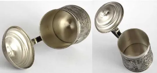 Антикварний олов'яний кухоль бокал Festtag 850 мл Німеччин Інтернет-аукціон