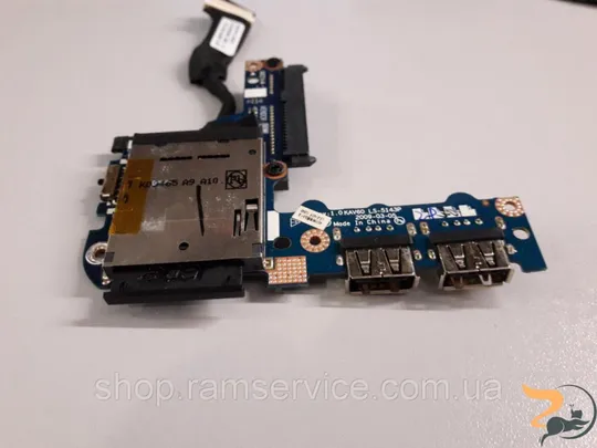 USB, Card Reader роз&#039;єми для ноутбука Acer Aspire One D250, LS-5143P, б/в Ціна