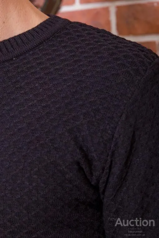 Свитер мужской, цвет черный, 161R708 Продаж