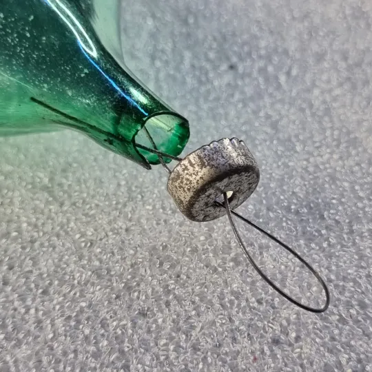 Елочная игрушка "зелёный лист" , ссср Інтернет-аукціон