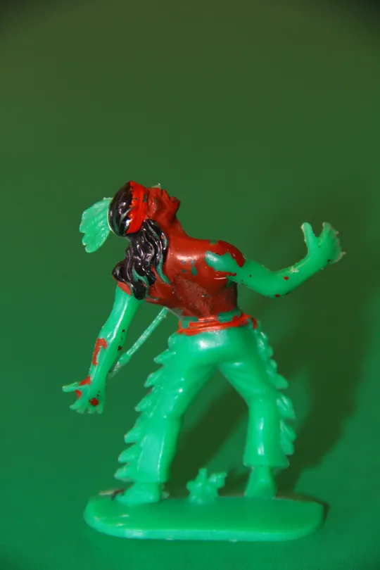 Купити ПОРАНЕНИЙ СТРІЛОЮ ІНДІАНЕЦЬ индеец  JEAN HÖFLER 55-60мм ФРН ФРГ