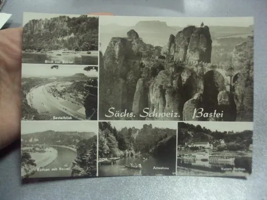 открытка баштай Bastei швейцария №881 Ціна
