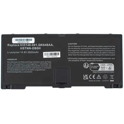 фото, Батарея для ноутбука HP FN04 (ProBook 5330m series) 14.8V 2600mAh Black