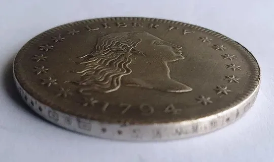 1 долар 1794 США, Розпущене волосся (можливо репліка обігового часу) Продаж