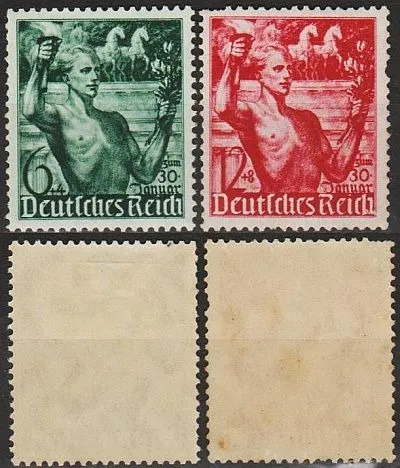 фото, 1938 - Рейх - 5 років правління Mi.660-61 *