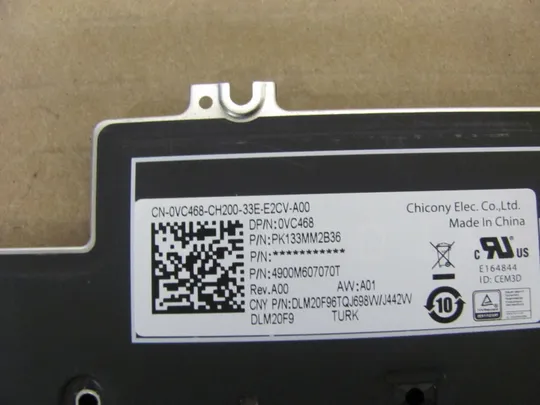 номер1004-7 Keyboard Клавіатура 0VC468 PK133MM2B36 для Dell Precision 17 7780 7770 Dell Latitude 5520 5530 5540 Precision 3560 3580оригінал Інтернет-аукціон