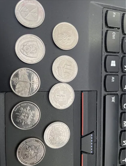 фото, колекція монет 10 грн