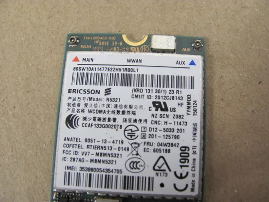 426-33 3G модем  ERICSSON N5321 04W3842  для Lenovo ThinkPad   X240 X250  оригінал Продаж