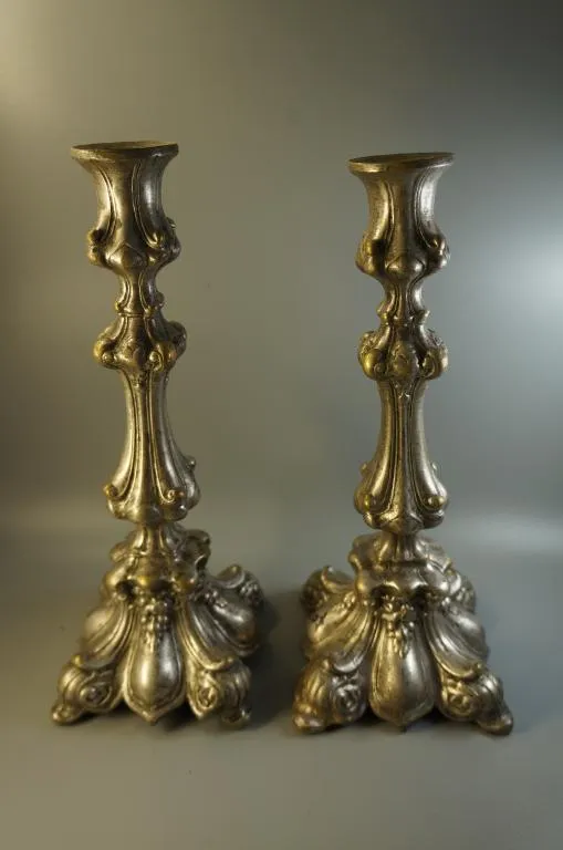 Подсвечники пара подсвечник высота 26-27 см лот 2 шт №10628 Ціна