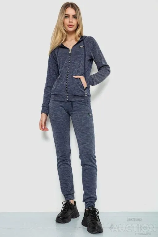 Спорт костюм женский, цвет темно-синий, 244R0001-1 Ціна