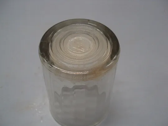 Стакан граненый маленковский стекло ссср клеймо трикветр 7К трилистник 9,8 см, диам.7,3см №15710 Де купити