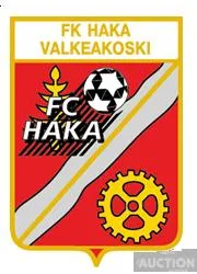 фото, значок футбол  ФК Хака Валкеакоски Финляндия  (серия герб города и эмблема клуба)
