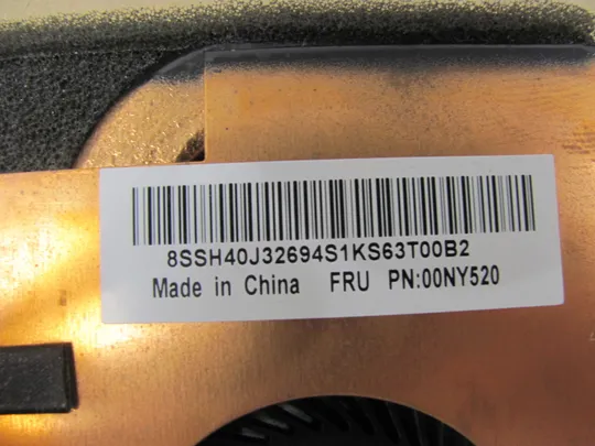 784-3 система охолодження 00NY520 00NY521 AT0Z6001SS0  для Lenovo Thinkpad P50 P51 оригінал Недорого