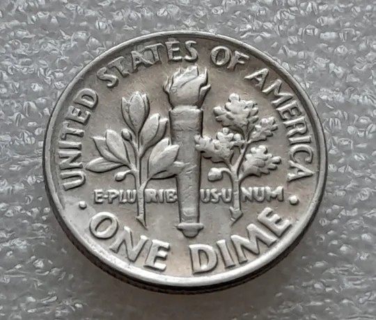 (8096 ря) 1 дайм 190 Р США (10 центів 1990) Продаж