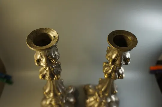 Подсвечники пара подсвечник высота 26-27 см лот 2 шт №10628 Характеристики