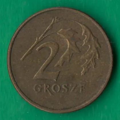 фото, 2 гроша 1992 року Польща [М]