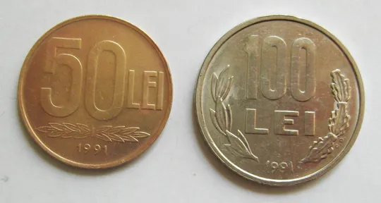 Купити 50 і 100 леїв = 1991 р. = РУМУНІЯ \*