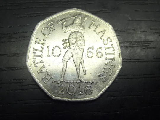 50 пенсів 2016 Британія Битва при Гастінгсі Ціна