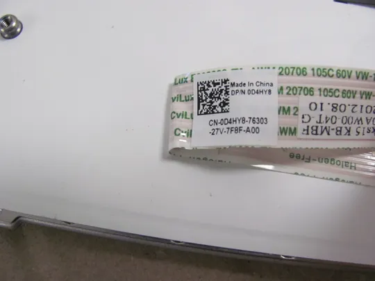 583-7 клавіатура робоча з підсвіткою 07T434 0D4HY8 0H0XJX  для Dell Precision M4600 M6600 E6320  оригінал Недорого