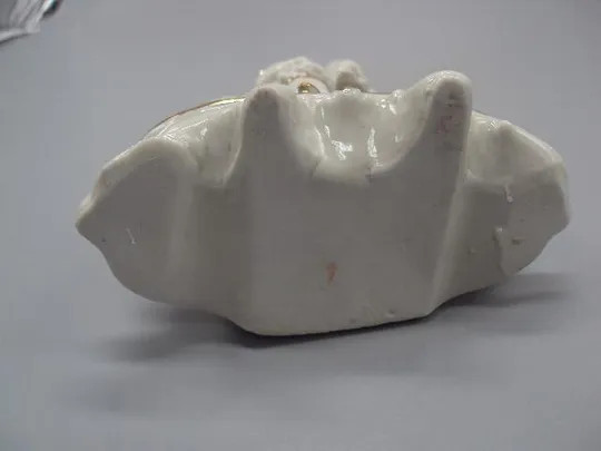 Карандашница фарфор Германия корзина ребенок и вазон мальчик с вазоном подставка для ручек №14340 З аукціону