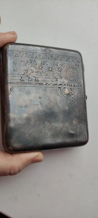 Купити Портсигар посеребренный 1939 год с дарственной известного доктора pr654