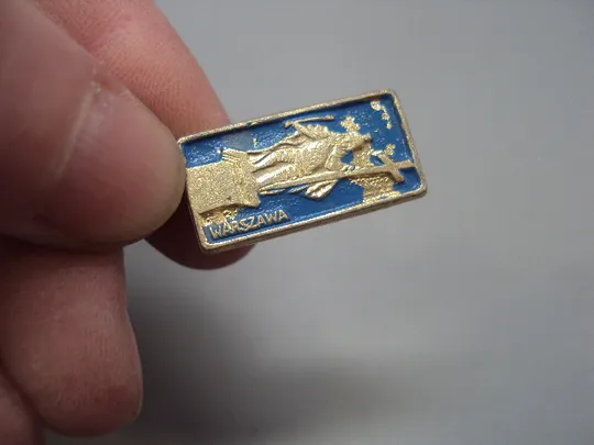 Знак Warszawa Варшава Польша памятник королю Сигизмунду III с крестом №17014 З аукціону