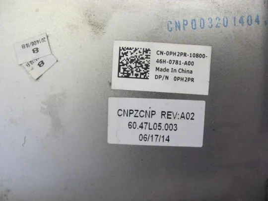 52-26 Кришка панель палмрест 0PH2PR 60.47L05.003 для DELL INSPIRON 15 оригінал Недорого