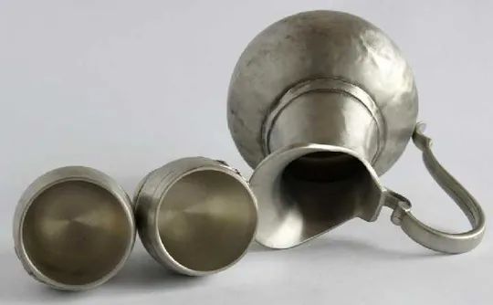 Олов&#039;яний глечик кувшин і 2 келихи 1836 рік Artina-SKS Austria Де купити