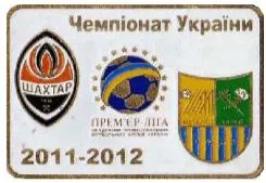 фото, Футбол значок  Шахтер Донецк - ФК Металлист Харьков  Премьер-Лига 2011-2012