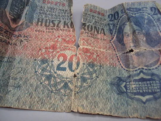 Банкнота Австро-Венгрия 20 крон 1913 год 096678 2296 №15988 в Україні