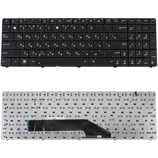 Купити Клавіатура для ноутбука ASUS (K50, K51, K60, K61, K70, F52, P50, X5), rus, black (old design) (OEM)
