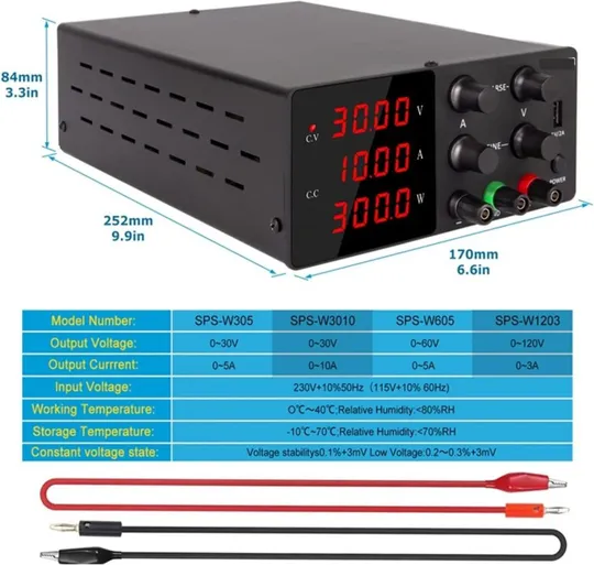 Лабораторний блок живлення SPS-W305 Продаж