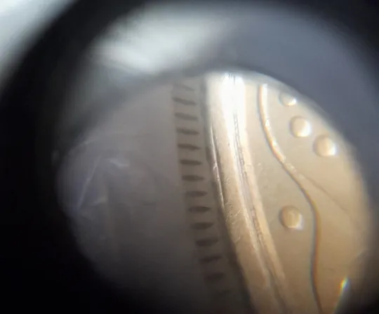 (7628) 25 копійок 1994 1БВм цікавий брак на канті реверса (міні-недовикус) (25 копеек 1994 брак) Інтернет-аукціон