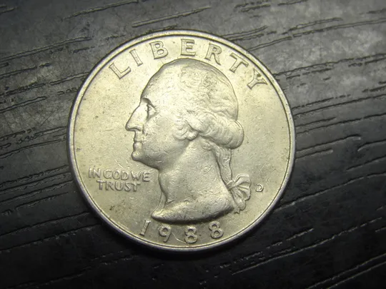 1/4 долара 1988 D США Ціна
