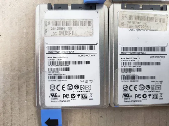 IBM  RealSSD P400e 1,8 512GB SATA 6GB/S З аукціону