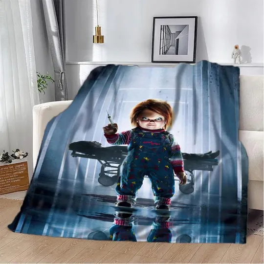 Плед 3D Кукла Чаки 20222317_A 10580 160х200 см Ціна