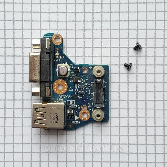 USB VGA плата Dell Latitude E6440 / LS-9938P для ноутбука оригінал Ціна
