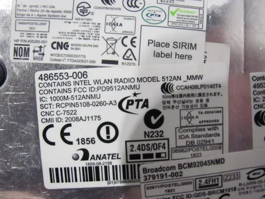 №157-22 сервісна кришка 60.4V803.001 495076-001 для EliteBook 8530p оригінал З аукціону