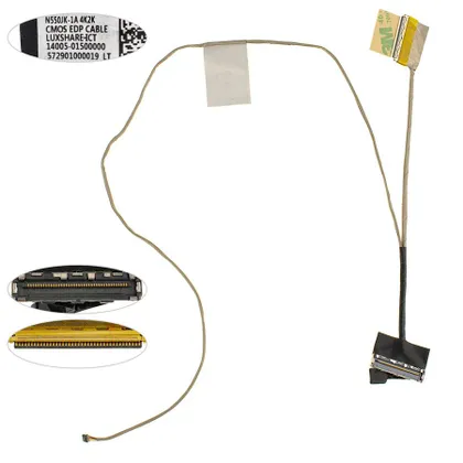 фото, Шлейф матрицы для ноутбука ASUS (n550jk-1a 40pin), (14005-01500000)