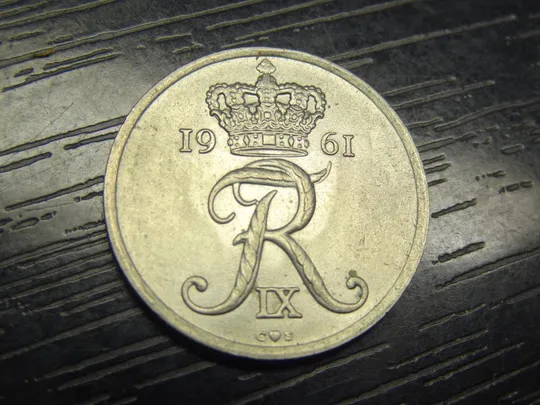 Купити 25 оре Данія 1961