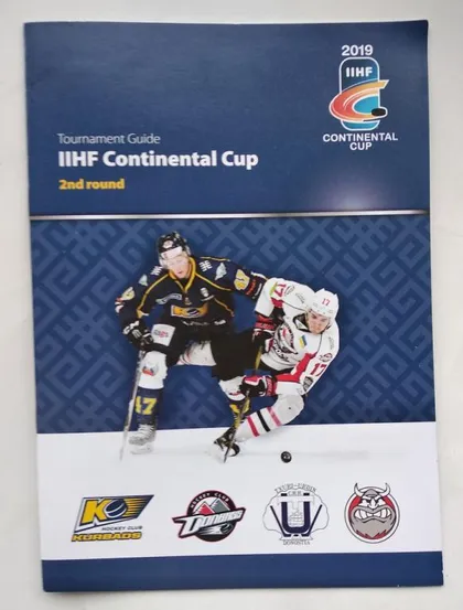 фото, Хоккей. Континентальный кубок 2019 официальная программа - ХК Донбасс Донецк  /Рига Латвия/