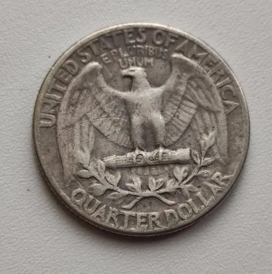 Купити 1947 год монета серебро 25 центов Quarter Д. Вашингтон основатель США, оригинал vk375