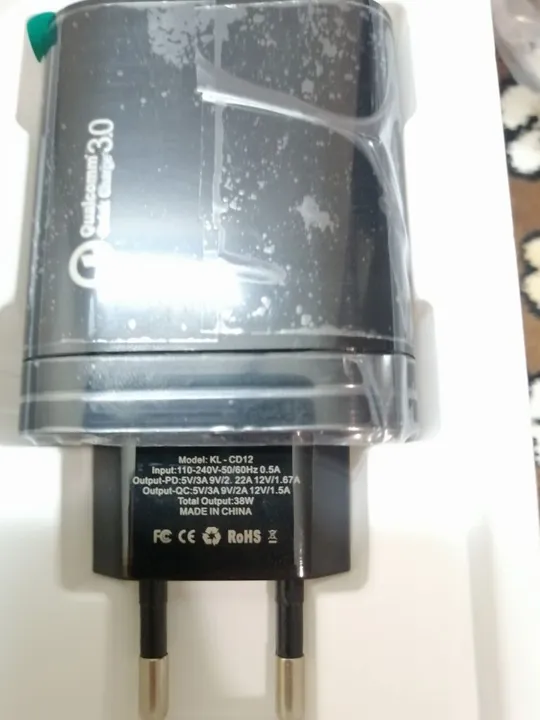 Оригінал Зарядне Kuulaa KL-CD12 QC3.0 PD3.0 36W USB-A + Type-C зарядне DC адаптер БП ЗУ З аукціону