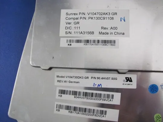 №159-8 клавіатура робоча PK130C91108 9Z.N3M82.B0G для E732G 5542 E1-531 7740 5728G 5250 5745 5742 7535 оригінал Недорого