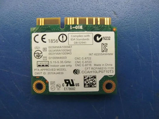 №124-4 Wi-Fi адаптер Intel Centrino Advanced-N 62205ANHMW для FUJITSU CELSIUS H920 оригінал Продаж