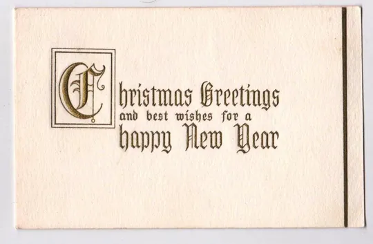 С НОВЫМ ГОДОМ = 1961 г. =  ГЕРМАНИЯ = двойная п/п  # Ціна