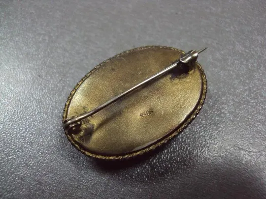 Брошка брошь цветы розы цветочки серебро 830S проба Европа вес 11,84 г размер 3,9х2,8 см №11913 Недорого