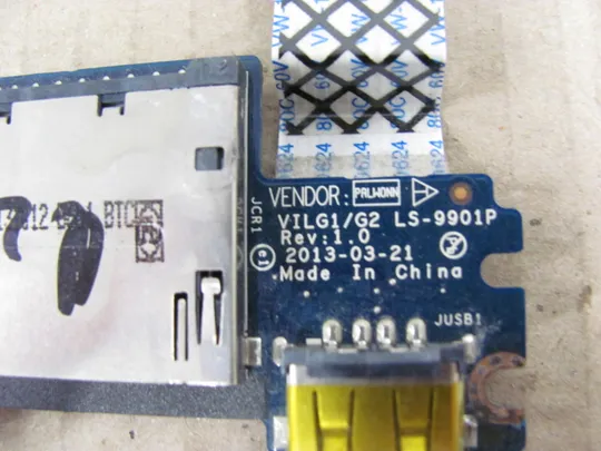 395-17 плата Cardreader  AUDIO USB LS-9901P для Lenovo  G500S G505S G510S  оригінал Інтернет-аукціон